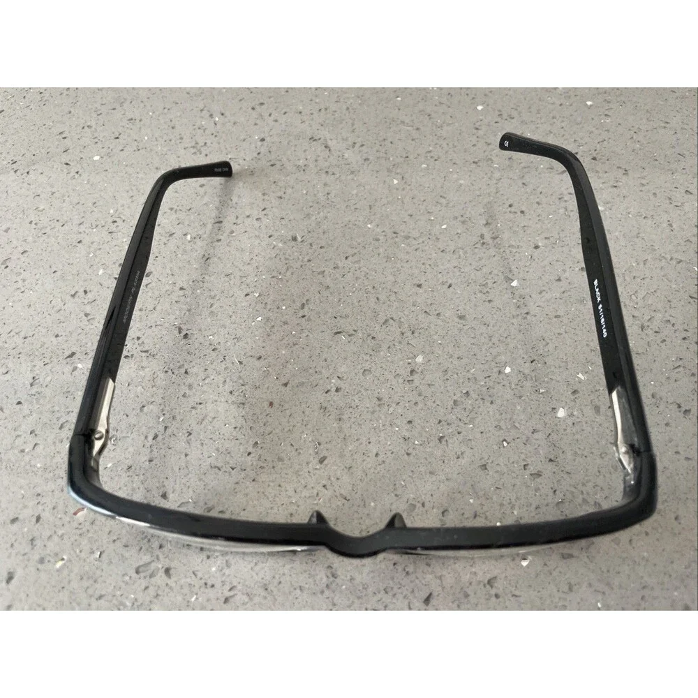 Modern Optical Plasma EYEGLASSES FRAMES ONLY 51-16-140 Black full rim rectangle